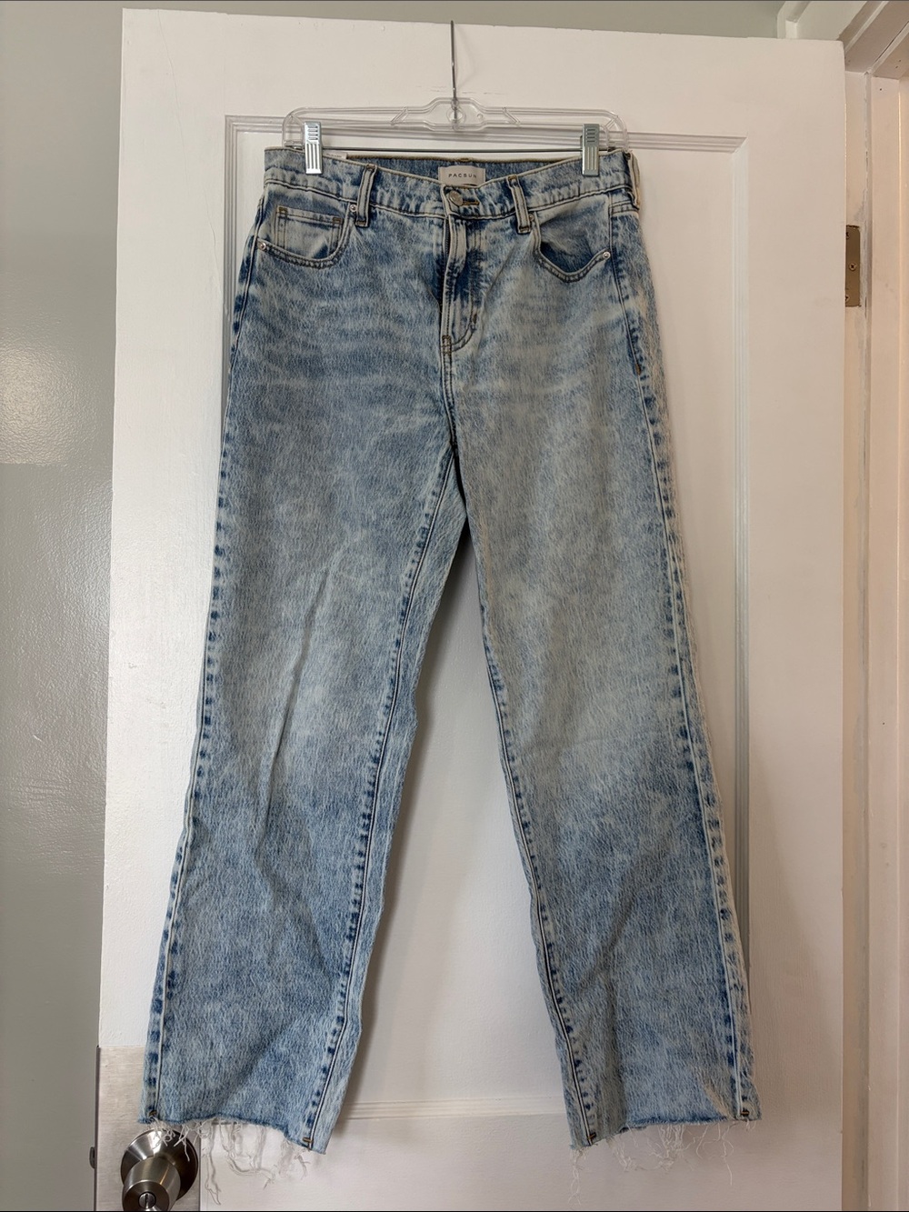 PacSun Faded Light Blue Straight Leg Jeans